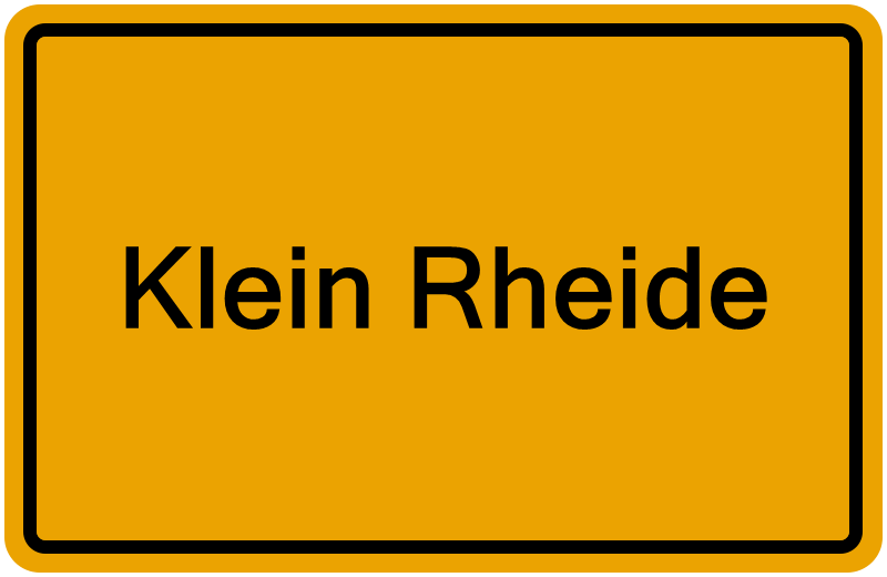 Handelsregisterauszug Klein Rheide